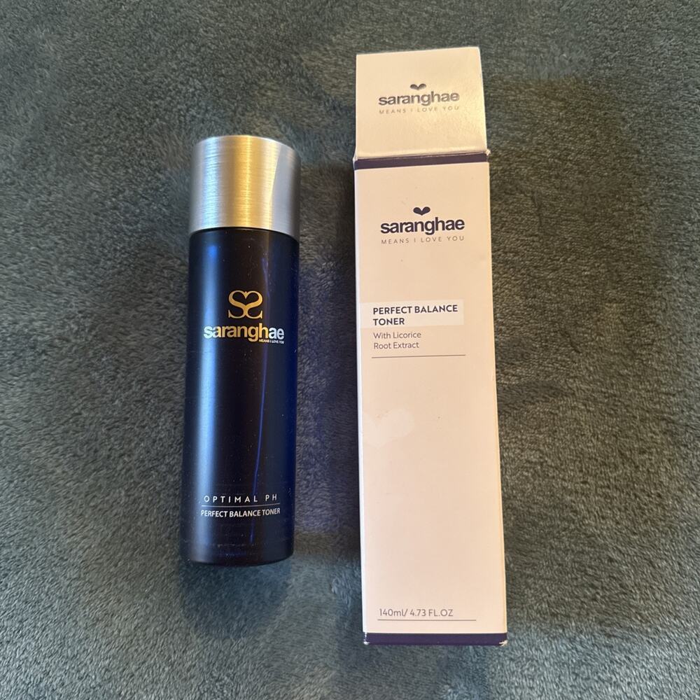 Saranghae Perfect Balance Toner Licorice Root Extract Optimal PH 4.73 Fl. Oz NIB